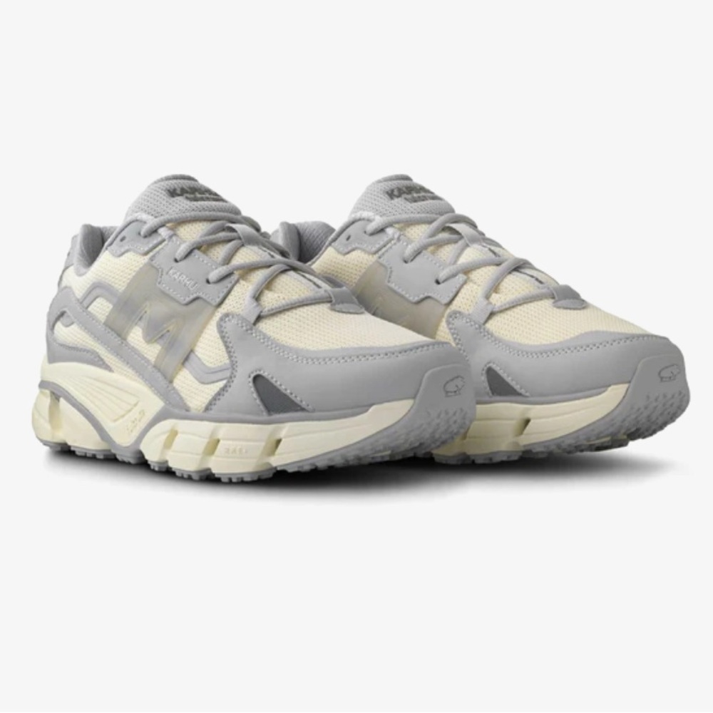 Gray and Cream Sneakers
